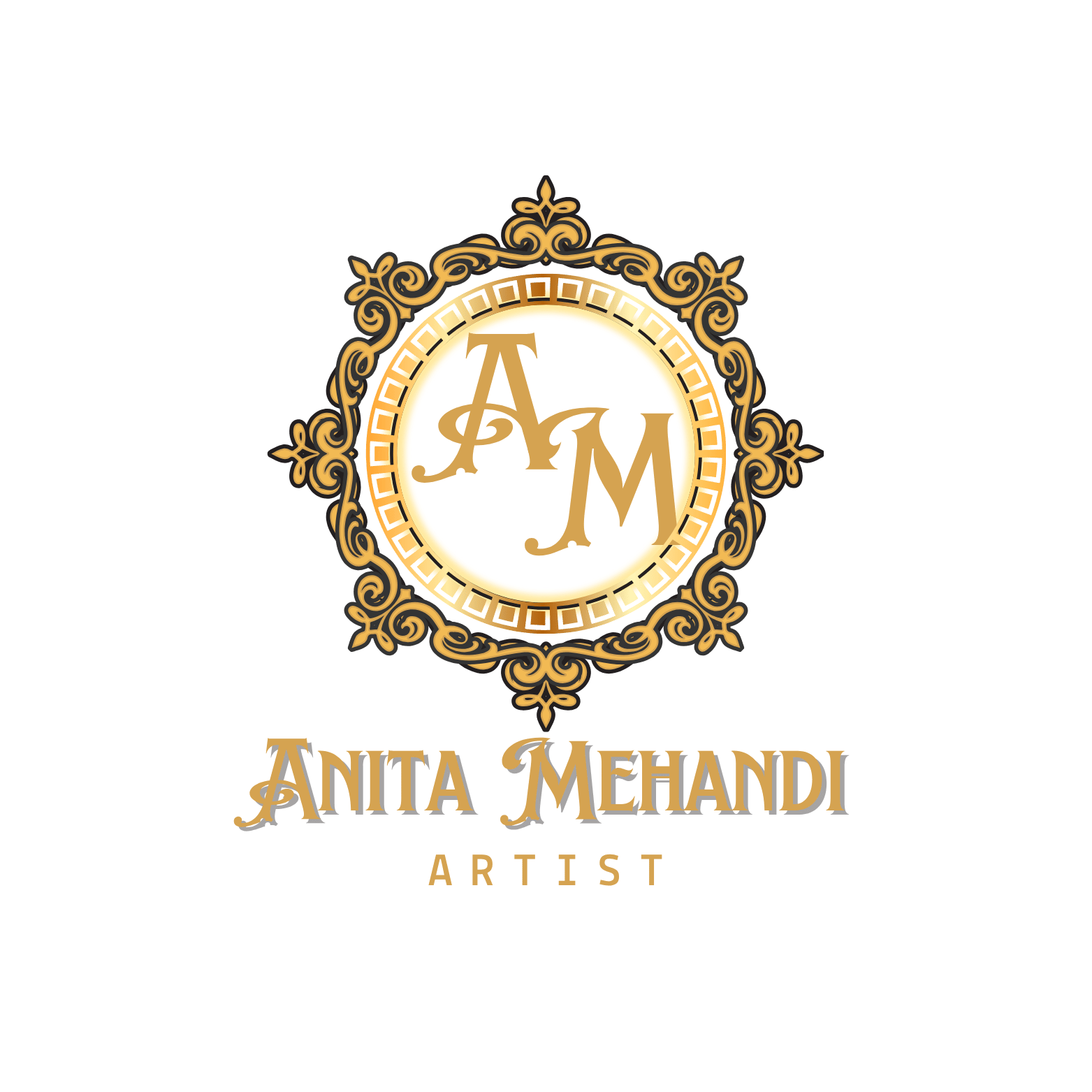 black gold elegant jewelry logo 3